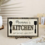 Mama's Kitchen Rustic Wood Sign - Personalized Farmhouse Decor For Mother's Day