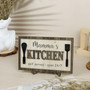 Mama's Kitchen Rustic Wood Sign - Personalized Farmhouse Decor For Mother's Day