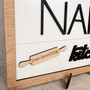 Thoughtful Mom's Kitchen Sign With Kid's Names For Mother's Day - Rustic Wooden Decor For Grandma's Kitchen