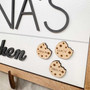 Thoughtful Mom's Kitchen Sign With Kid's Names For Mother's Day - Rustic Wooden Decor For Grandma's Kitchen