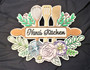 Custom Wood Kitchen Signs For Mom's Cooking Space - Hand Painted