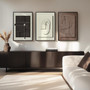 3-Piece 3D Textured Canvas - Geometric Wall Art For Living Room, Bedroom, Office - Modern Abstract Decor