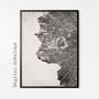 Personalized Tree Ring Canvas Set Of 3 - Modern Neutral Wall Art For Living Room