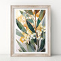 Australian Floral Abstract Botanical Wall Art Canvas Prints For Living Room Or Office