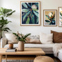 Australian Floral Abstract Botanical Wall Art Canvas Prints For Living Room Or Office