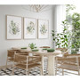 Modern Sage Green Boho Floral Botanical Wall Art Canvas Set For Bedroom And Bathroom Decor