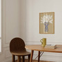 Botanical Wall Art Canvas For Living Room - Neutral Floral Design For Modern Gallery Decor