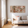 Earth Tone Botanical Wall Art Canvas Set For Boho Floral Decor - Green Plant Prints For Home Or Office