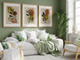 Botanical Wall Art Set For Home Decor - Modern Boho Canvas Prints With Nature Leaves For Housewarming