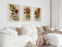 Botanical Wall Art Set For Home Decor - Modern Boho Canvas Prints With Nature Leaves For Housewarming
