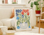 Colorful Botanical Wall Art Canvas Set For Scandinavian Decor - Floral Gallery Flower Market