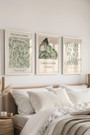 Framed Botanical Wall Art Canvas Set For Bedroom Or Office - Inspirational Quotes, Natural Designs Decor