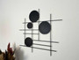 Personalized Geometric Metal Wall Art Decor - Modern Luxury Circular Design Gift For Her