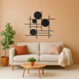 Personalized Geometric Metal Wall Art Decor - Modern Luxury Circular Design Gift For Her