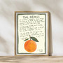 Vintage Poetry Wall Art Canvas With Wendy Cope Quotes For Living Room Decor - Motivational And Inspirational
