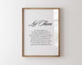 Inspirational Poetry Wall Art Canvas With Self Love Poem - Motivational Quote For Living Room DéCor