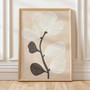 Minimalist Botanical Wall Art Canvas - Modern Abstract Florals For Neutral Home DéCor