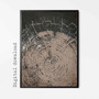 Neutral Tree Ring Canvas For Living Room – Rustic Abstract Art Prints Set Of 3 For Nature Lovers