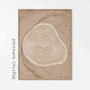 Nordic Tree Ring Canvas Set - 3 Modern Abstract Tree Stump Prints For Neutral Decor