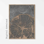 Nordic Tree Ring Canvas Set - 3 Modern Abstract Tree Stump Prints For Neutral Decor