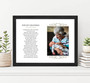 Custom Poetry Wall Art For Anniversary - Personalized Canvas Keepsake For Living Room DéCor