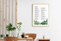 Thoughtful Personalized Poetry Wall Art Canvas For Living Room - Digital A4 Print Download