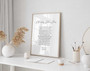 Customizable Poetry Wall Art Canvas - Personalized Quote For Living Room DéCor