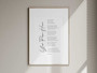Customizable Poetry Wall Art Canvas - Personalized Quote For Living Room DéCor