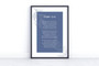 Thoughtful Personalized Poetry Wall Art Canvas For Living Room Decor