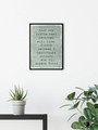 Custom Poetry Wall Art Canvas For Home Decor With Foil Details – Add Poem, Song Lyrics, Or Bible Verse
