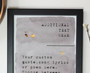 Custom Poetry Wall Art Canvas For Home Decor With Foil Details – Add Poem, Song Lyrics, Or Bible Verse