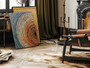 Personalized Tree Ring Canvas Art For Living Room - Abstract Design, Thoughtful Gift Idea