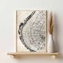 Nature-Inspired Tree Ring Canvas Set - 3 Neutral Prints For Living Room