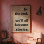 Vintage Poetry Wall Art Canvas - Deep Quote For Bookworms' Room Decor