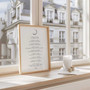 Enlightenment Poetry Wall Art Featuring Rumi's Healing Prayer - Inspiring Spiritual Canvas For Mindfulness Decor
