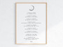 Enlightenment Poetry Wall Art Featuring Rumi's Healing Prayer - Inspiring Spiritual Canvas For Mindfulness Decor