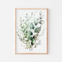 Modern Botanical Wall Art Canvas Trio - Sage Green Wildflowers, Boho Floral Prints For Living Room DéCor