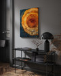 Tree Ring Canvas - Abstract Wall Art For Living Room