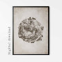 Tree Ring Canvas For Living Room - Nordic Abstract Wall Art DéCor