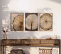 Rustic Tree Ring Canvas Art - Vintage Wood Design For Living Room Decor