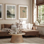 Japanese Vintage Botanical Wall Art Canvas - Asian Floral And Bird DéCor For Living Room
