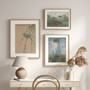 Japanese Vintage Botanical Wall Art Canvas - Asian Floral And Bird DéCor For Living Room
