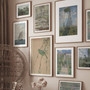 Japanese Vintage Botanical Wall Art Canvas - Asian Floral And Bird DéCor For Living Room
