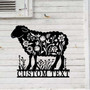 Personalized Animal Farm Sheep Metal Sign - Farmhouse DéCor For Barn And Ranch