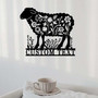 Personalized Animal Farm Sheep Metal Sign - Farmhouse DéCor For Barn And Ranch