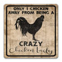 Funny Chicken Coop Metal Sign For Farmhouse Decor And Garden - Animal Farm Signs For Chicken Lovers