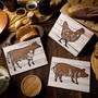 Animal Farm Signs Rustic Wooden Kitchen Decor With Cow Rooster Pig For Country Style Wall Decorations