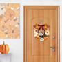 Cozy Autumn Highland Cow Farm Animal Wood Sign For Outdoor Porch Decor - Fall Plaid Accents And Maple Leaves