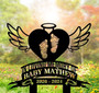 Personalized Baby Footprints Memorial Stake For Garden Or Cemetery - Heartfelt Remembrance Metal Sign Gift