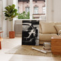 Black Classic Sports Car Canvas – Luxury German Car Wall Art for Auto Lovers
